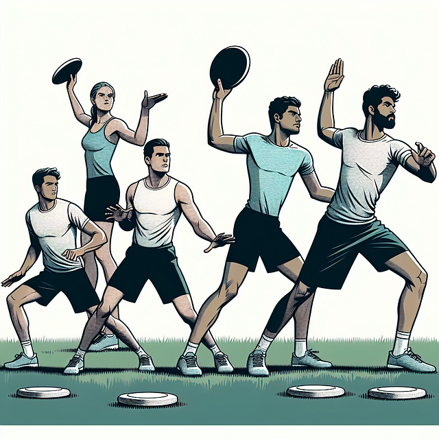 ultimate frisbee defensive stance practice
