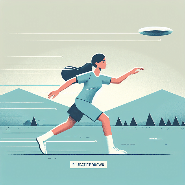 ultimate frisbee player making a long-distance throw