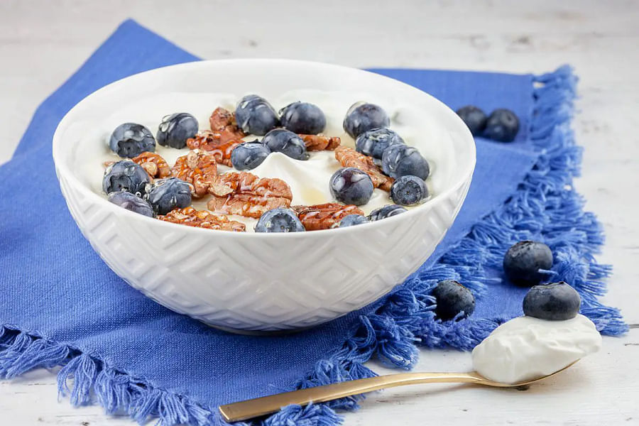 Greek yogurt and berries