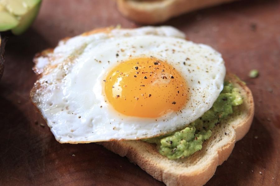 whole grain toast avocado