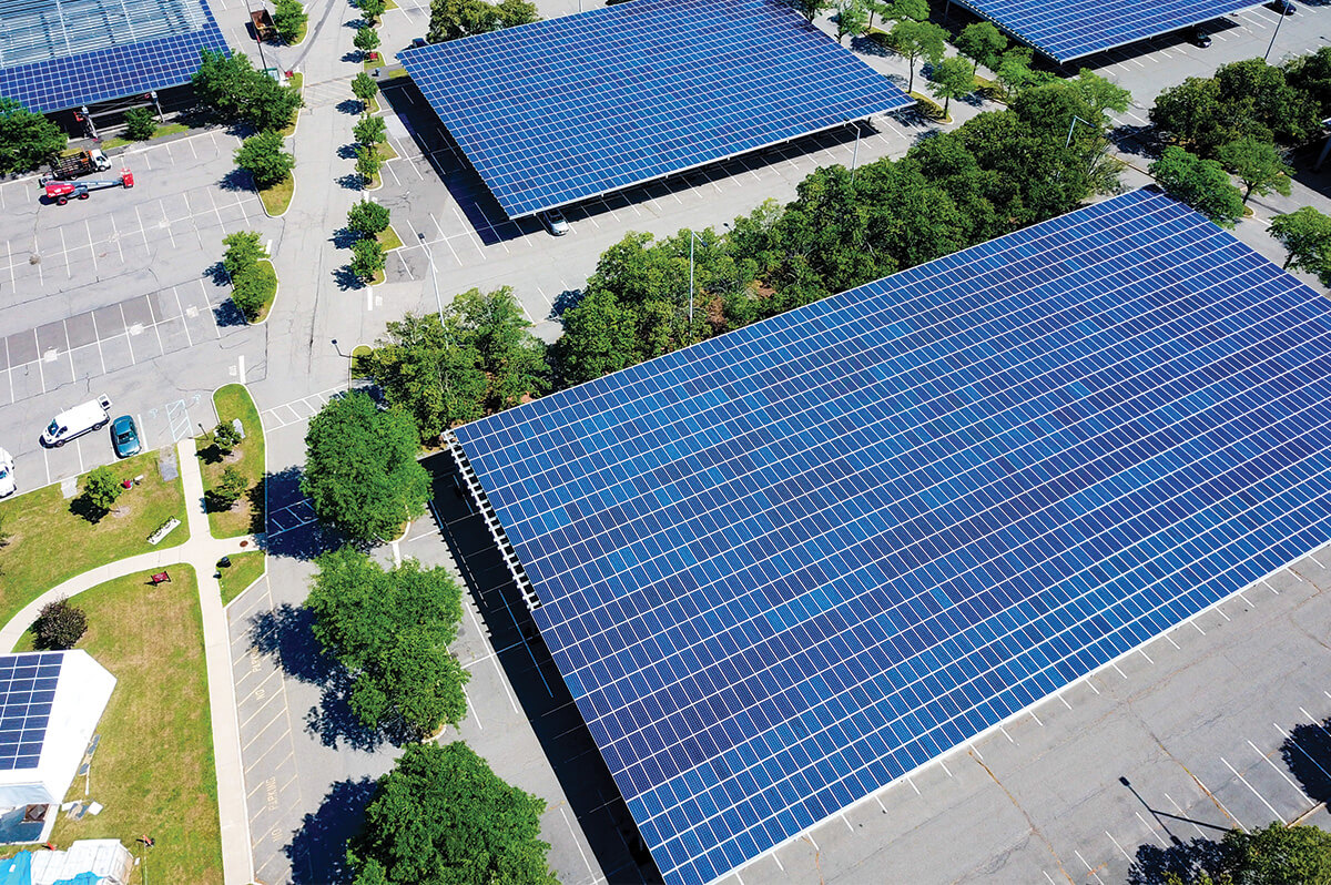 solar power sports facility