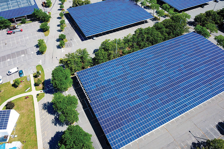 solar power sports facility