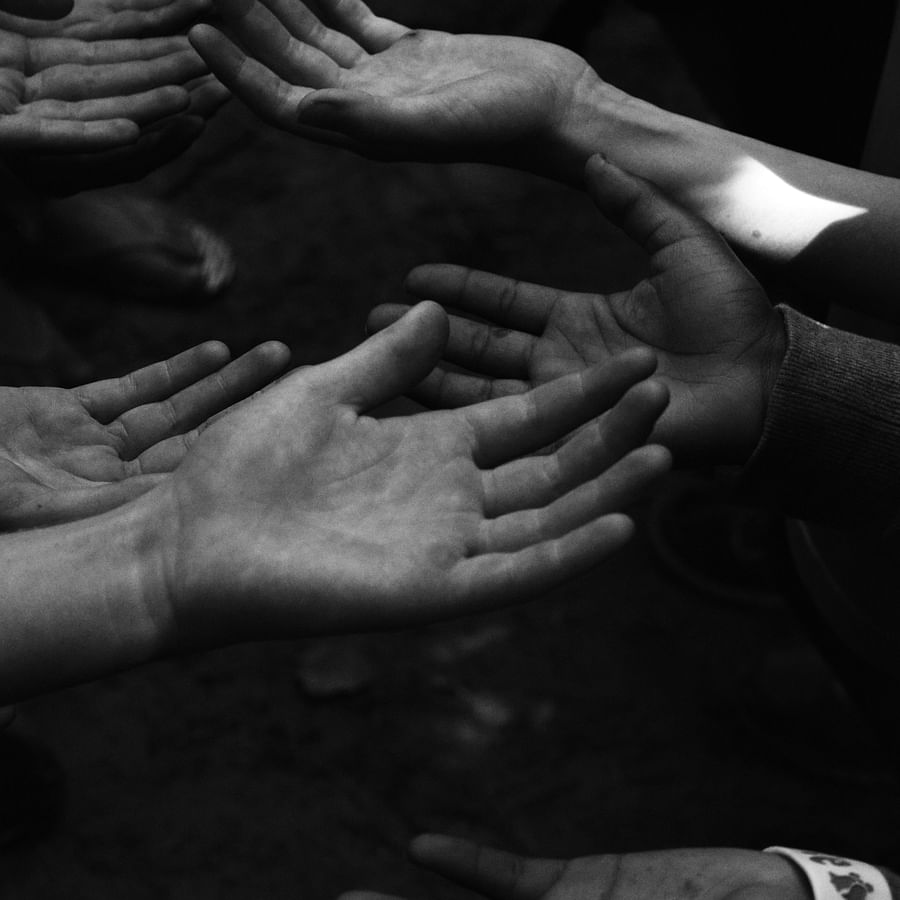 Ultimate Frisbee players demonstrating sportsmanship by shaking hands after a match